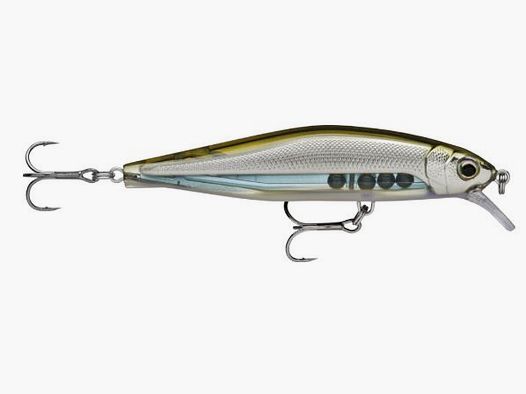 Rapala Precision Xtreme Air Boss Salt Water Metallic Moss Black Shiner