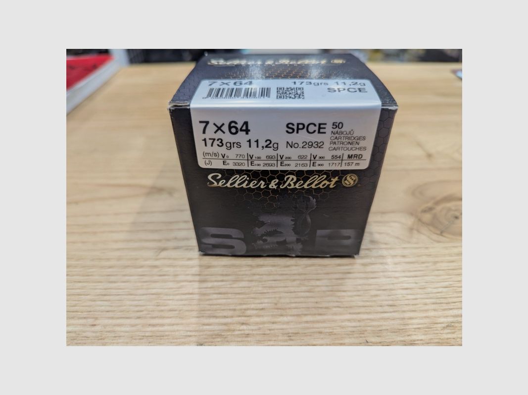Sellier & Bellot SPCE 7x64 173 grs (x50), Bild 1 von 2