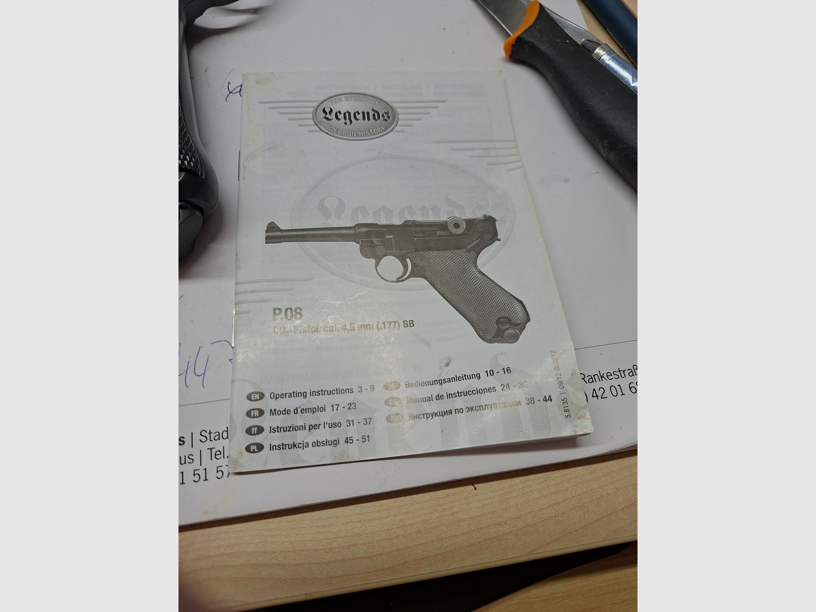 Konvolut P 08, Makarov, Colt Detective und Colt 36