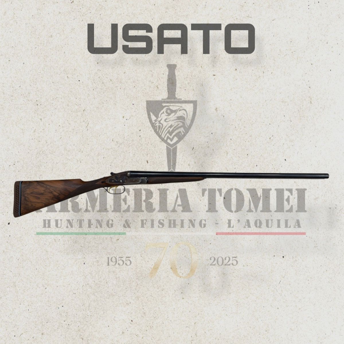 USED – SIDE-BY-SIDE SHOTGUN – BERNARDELLI HOLLAND & HOLLAND SYSTEM cal. 12, image 1 of 14