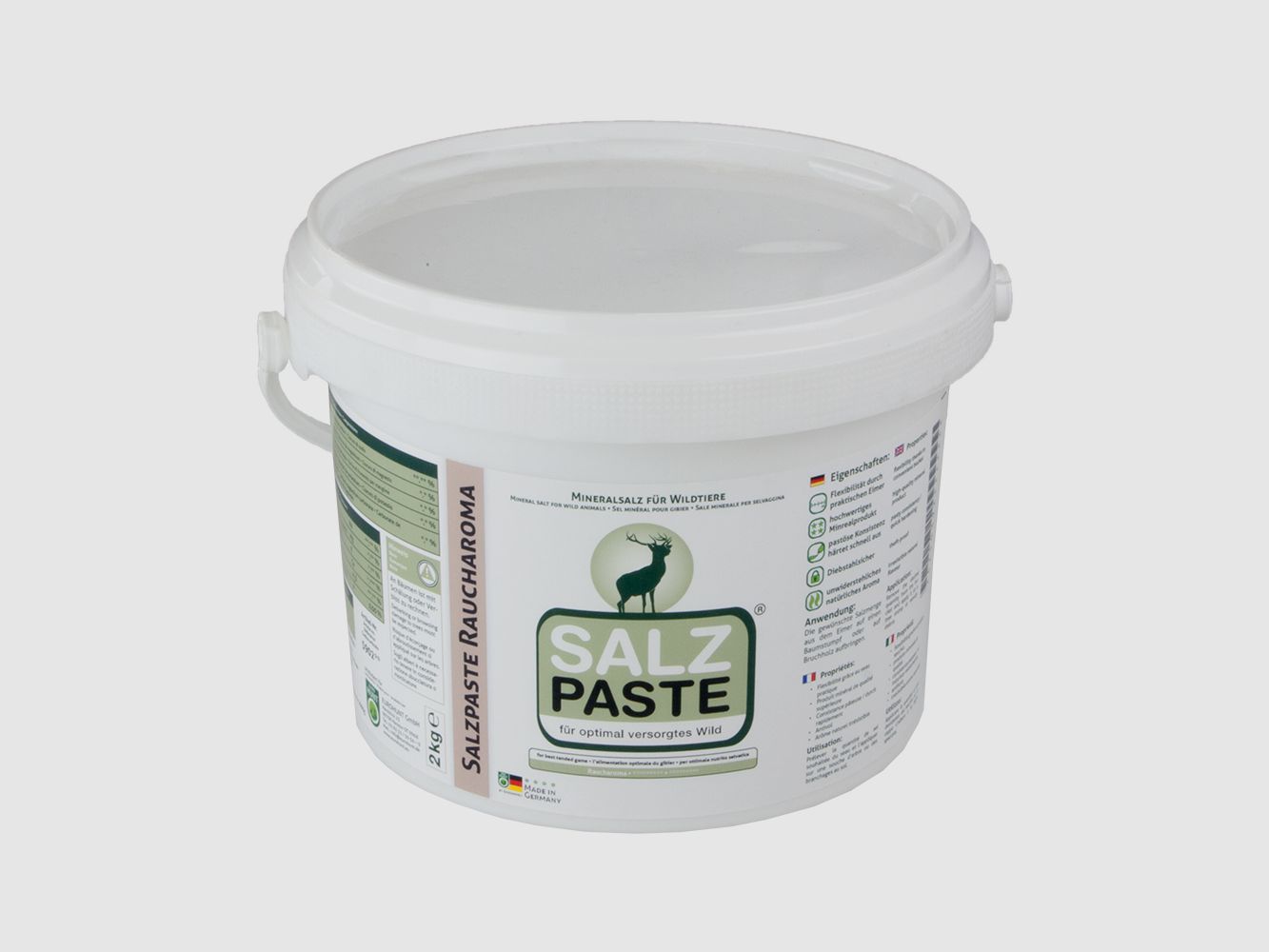 EUROHUNT DEUSA Pasta di Sale Aroma Affumicato - Attrattivo Minerale Cinghiale Cervo, immagine 1 di 8