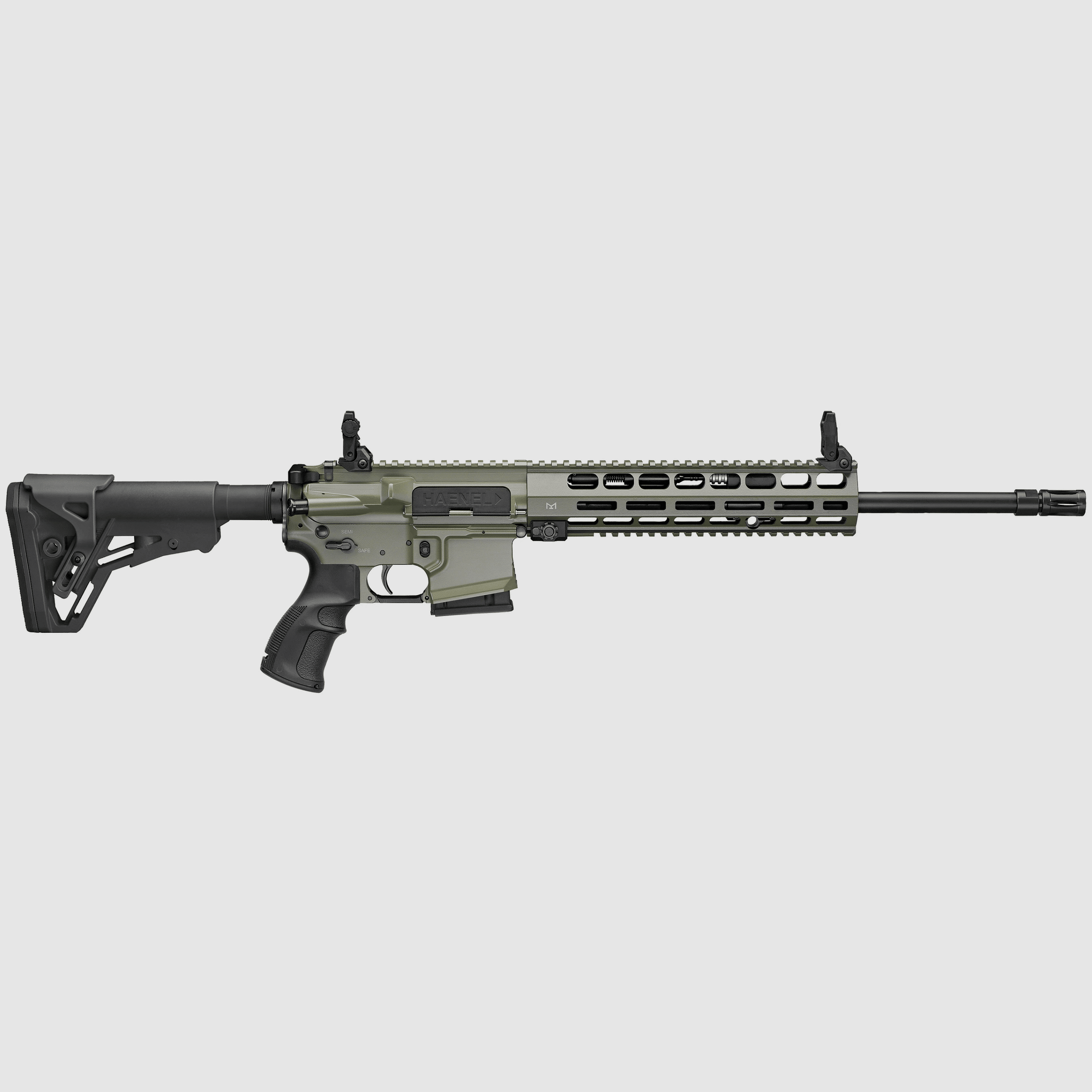Haenel CR223 M-Lok oliv – Matchabzug – 16.5″ / .223 Rem., Bild 1 von 2