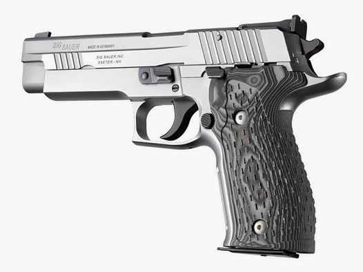 HOGUE Griffschalen f. SIG Sauer X-SERIES SA/DA G10, schwarz/grau gecheckert,