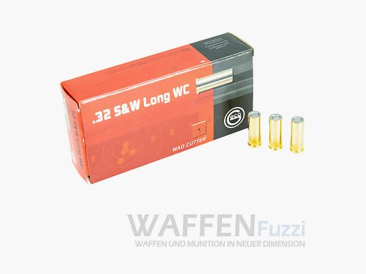 Geco .32 S&W long WC 100grs 50 cartouches