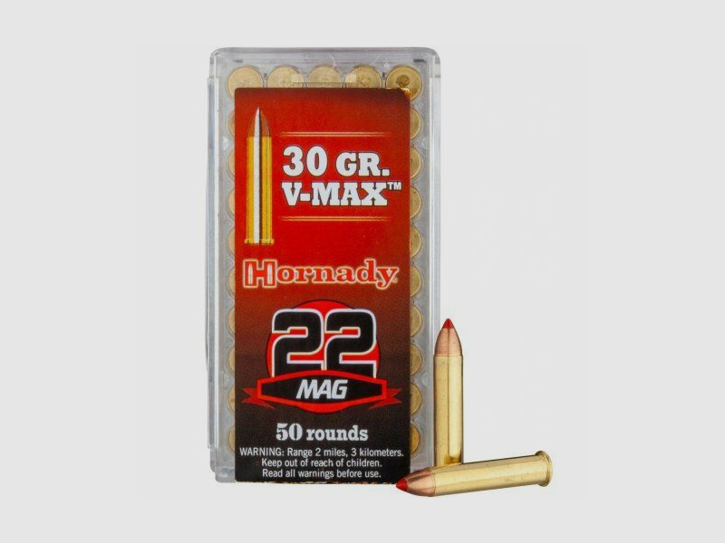 Hornady .22 WMR V-Max 1,9g/30grs.