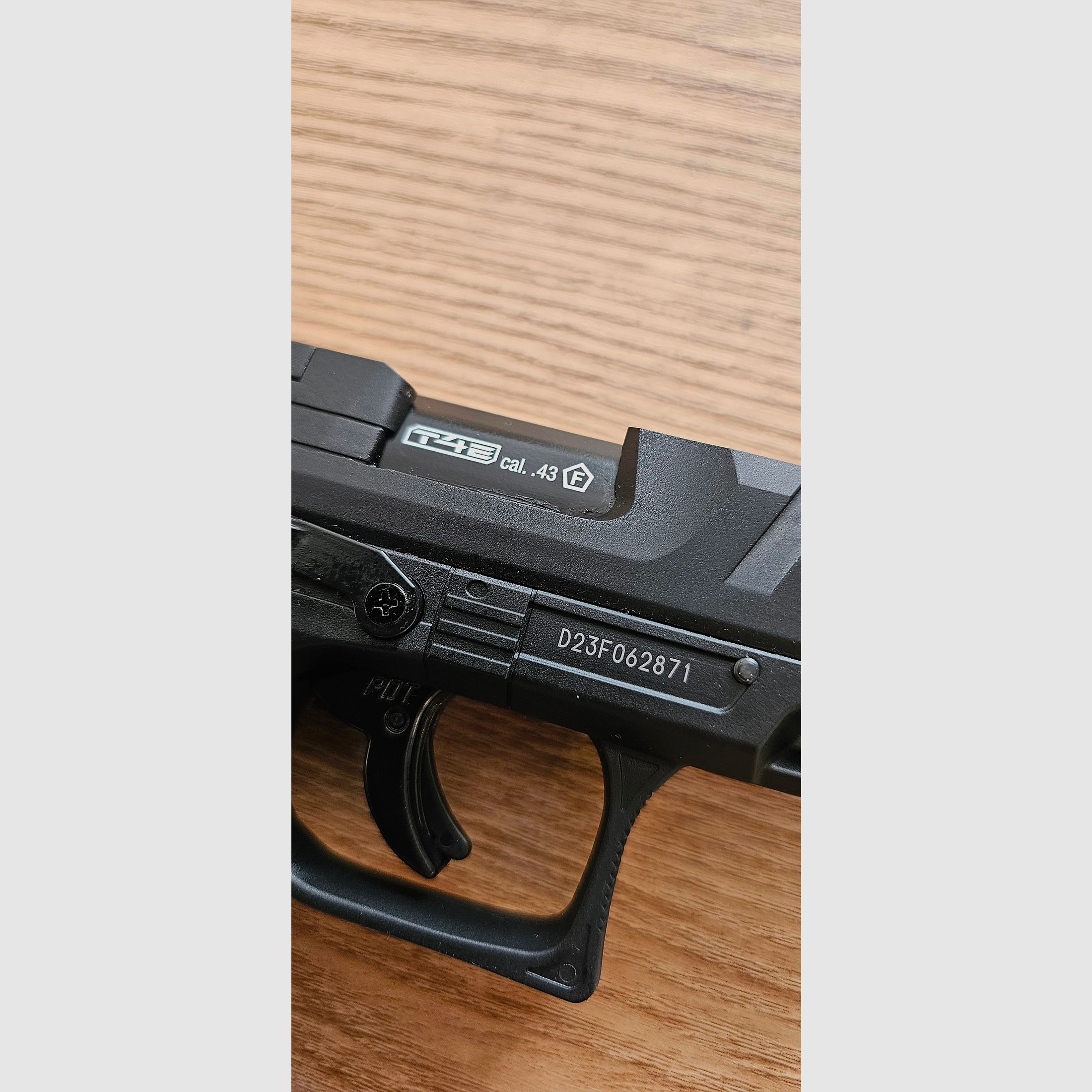 Walther Defense Training Marker T4E PDP Compact 4" - cal .43 Noir (P18)