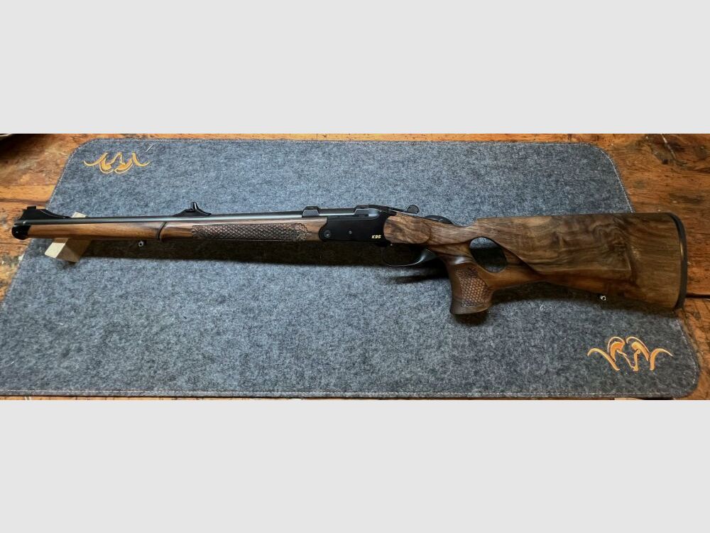 Blaser Kipplaufbüchse K95, Kal. .308Win, Stutzen, mit Holz-Lochschaft "Unik .308Win