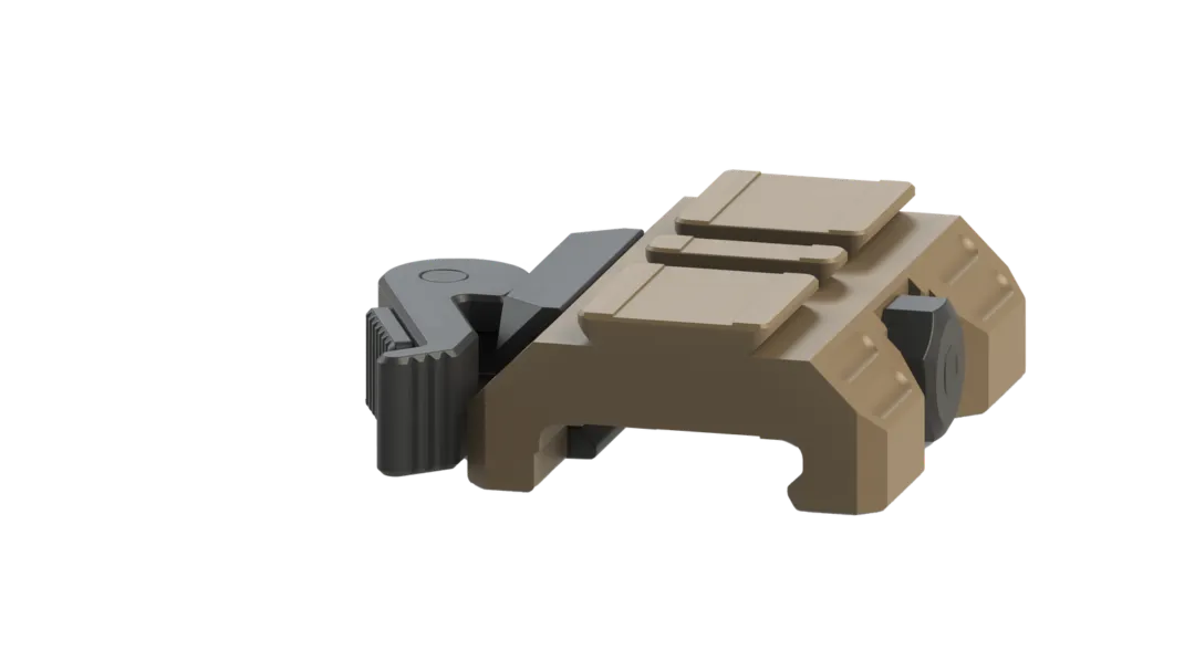 B&T ASM Mount for Aimpoint ACRO 23mm Coyote Tan, image 2 of 4