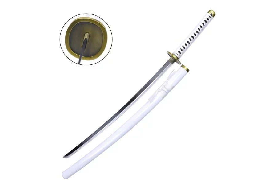 Katana HATTORI HANZO HH733 - replika miecza samurajskiego RORONOA ICHIMONJI, zdjęcie 2 z 8