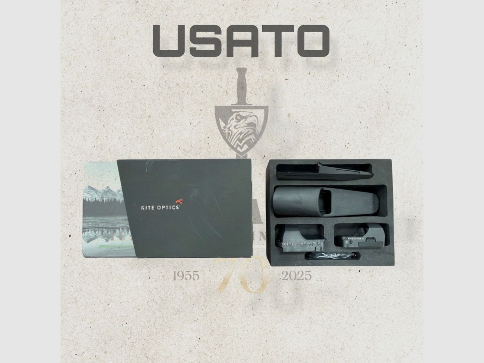 USADO – PUNTO ROJO – KITE OPTICS – K1 BRG MONTAJE BL 2MOA, imagen 3 de 3