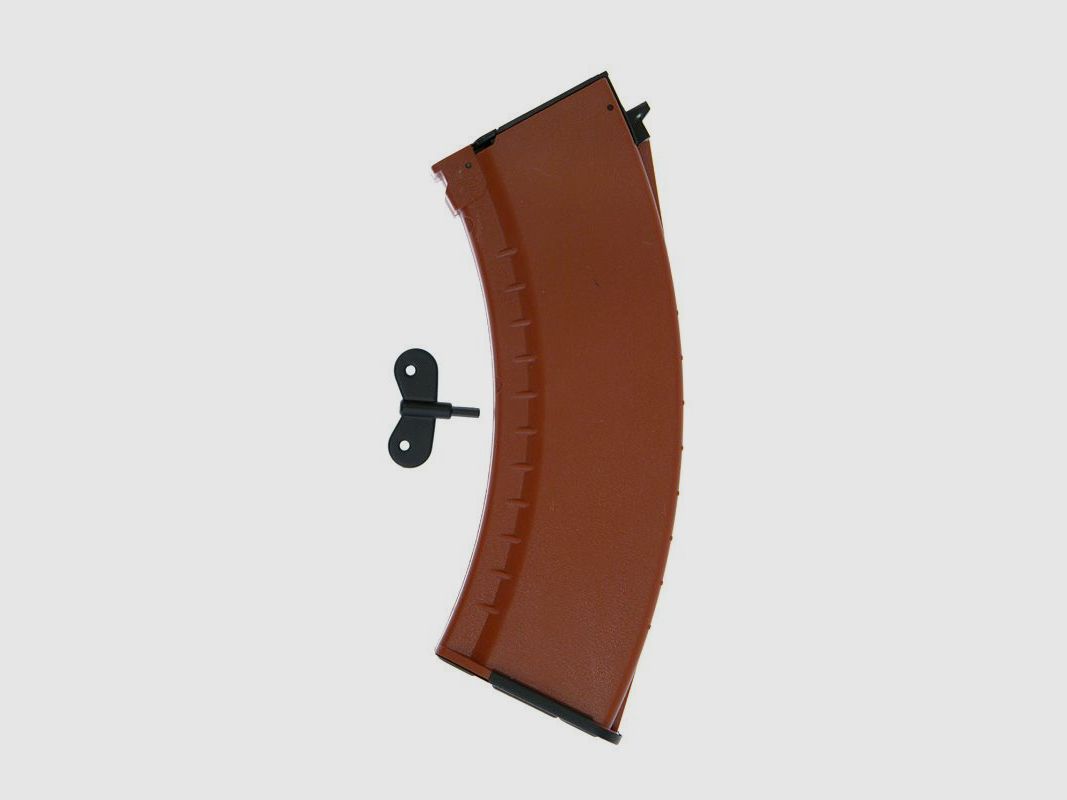 500rds AK74 Highcap Magazin, Orange
