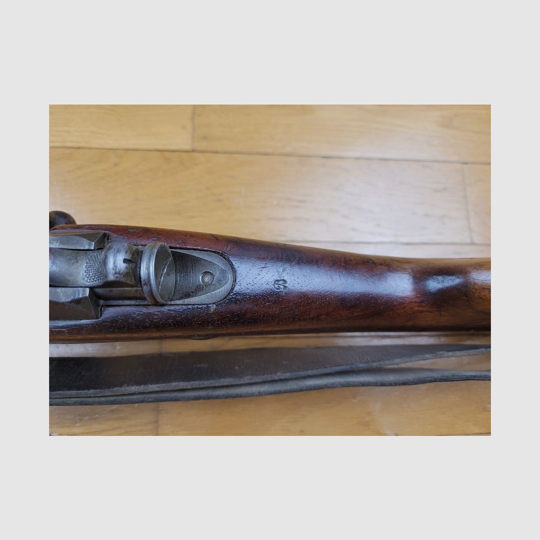 Schöner Berthier-Muskete Modell 1916 – Continsouza – 8×51 Lebel Monomatricule von Sept. 1918 – Gewehrriemen – Top auf dem Stand – TBE+, Bild 17 von 23