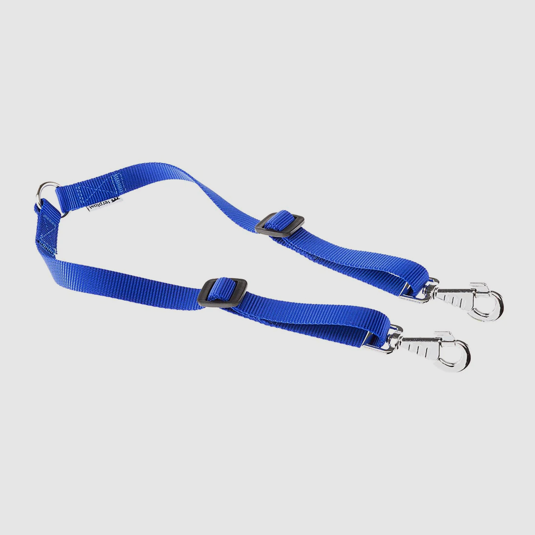 Double leash for dogs BLUE