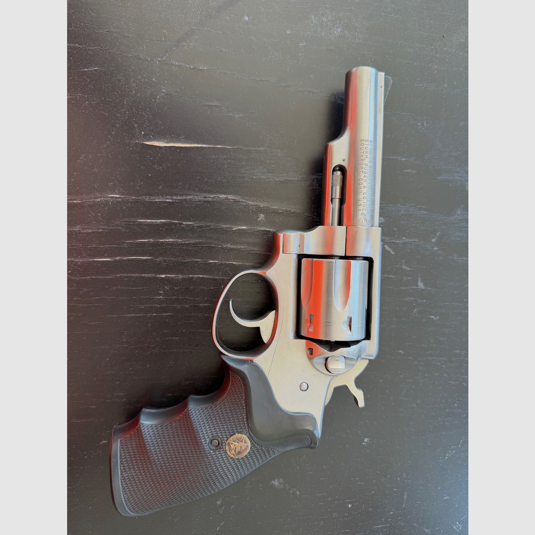 Revolver Ruger Police Service Six – Kal. .357 Magnum – 4” Lauf – inkl. Lederholster