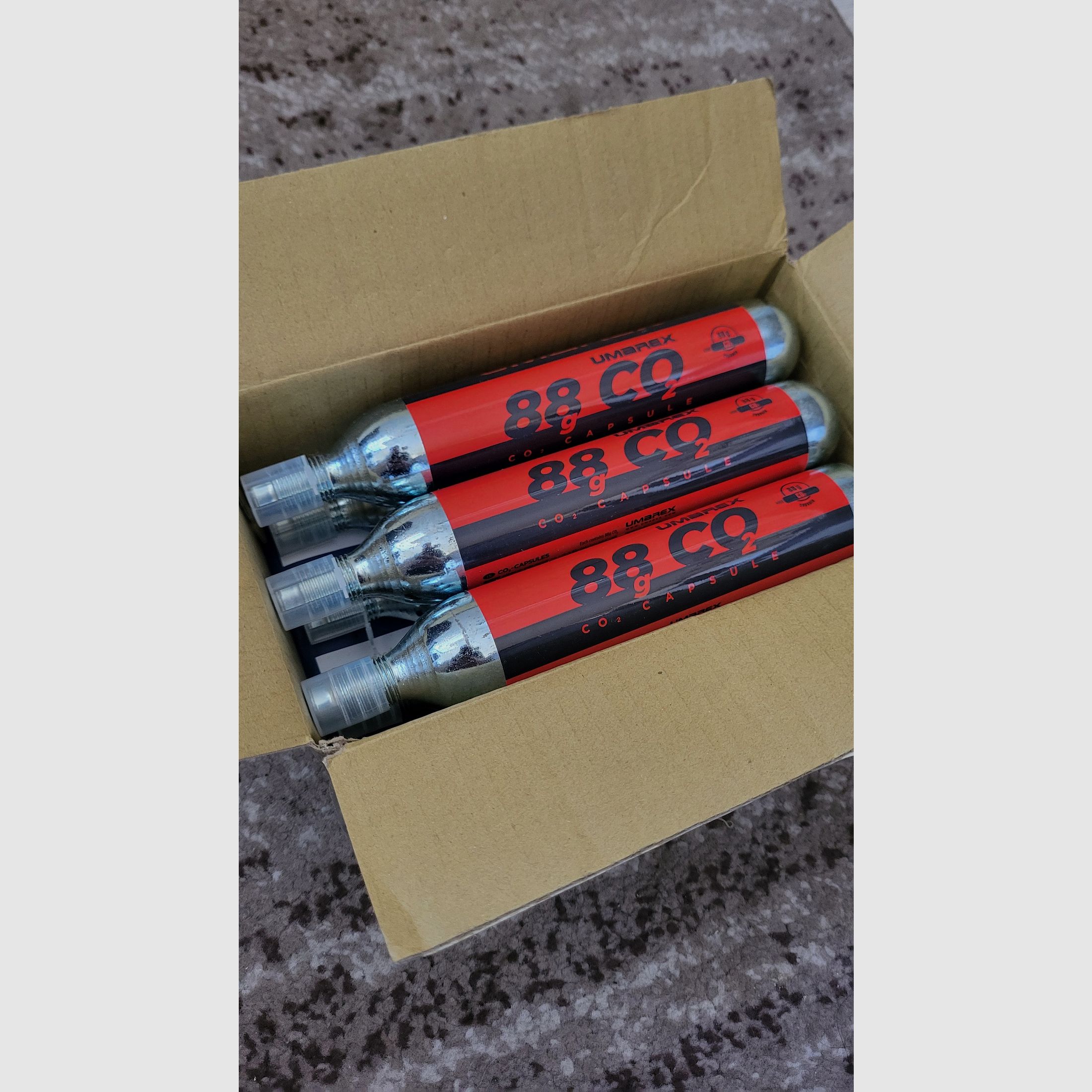 UMAREX  CO2 Kapseln / Kartuschen 88g,  6 Stück