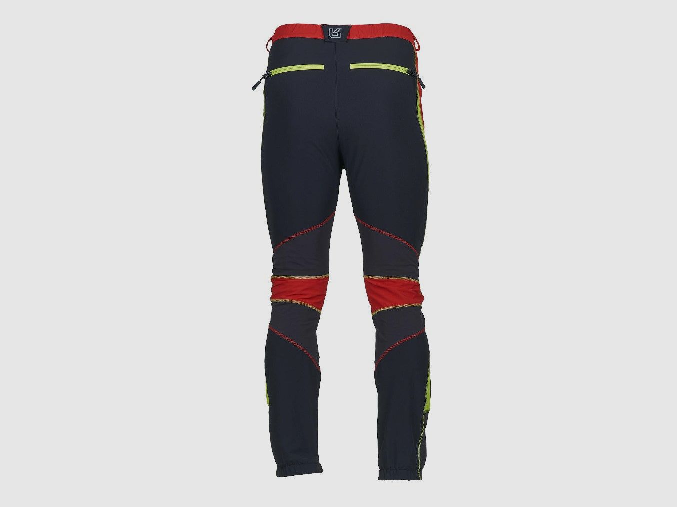 UNIVERS PANTALONE ANDALO 4-WAY STRECH CZARNY/ CZERWONY/ ZIELONY, zdjęcie 14 z 18