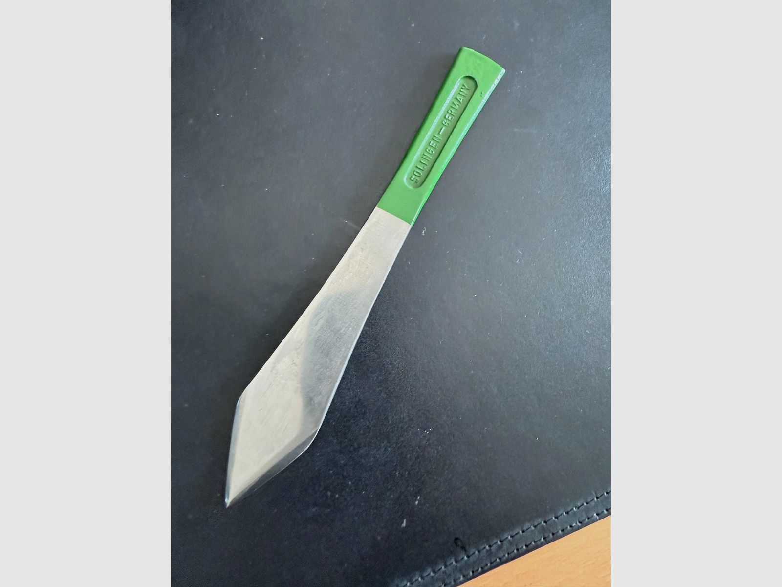 Wurfmesser Rotpunkt mit Leder Tasche 