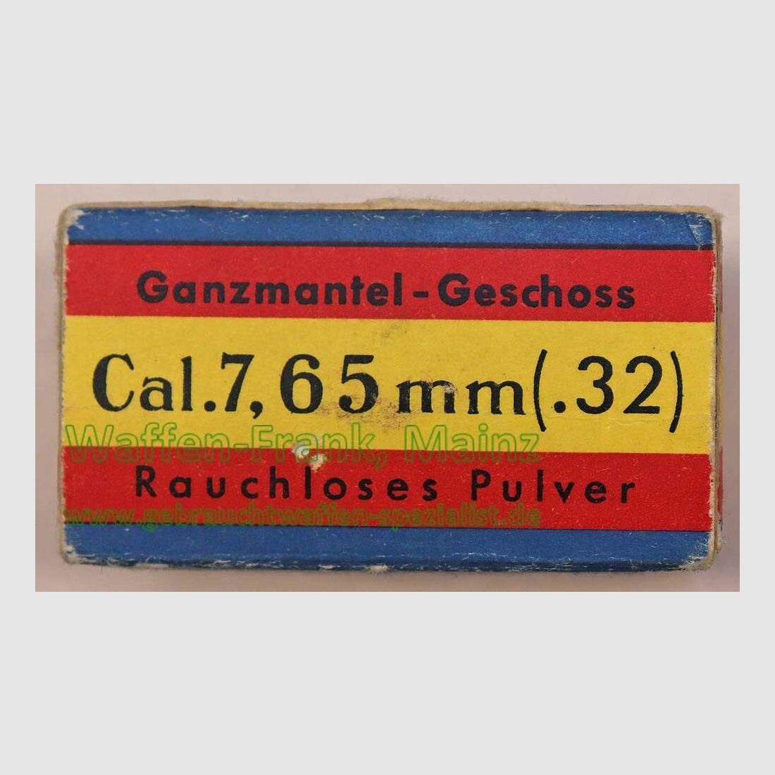 Geco - Fürth Pistol Cartridges 7.65 mm/.32 ACP
