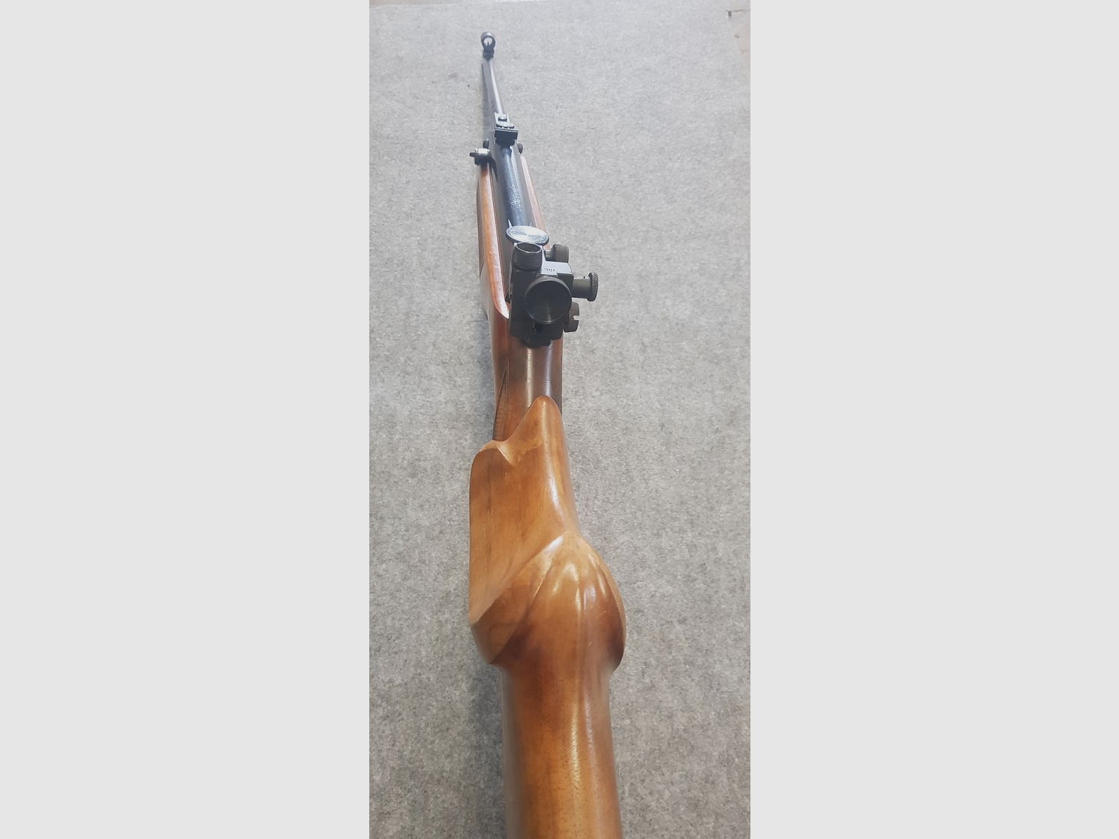 Sehr altes Weihrauch HW55 T  mit Tiroler Walnussschaft Knicker Luftgewehr  ohne F-Zeichen aus den 60iger Jahren cal. 4,5mm Diabolo
