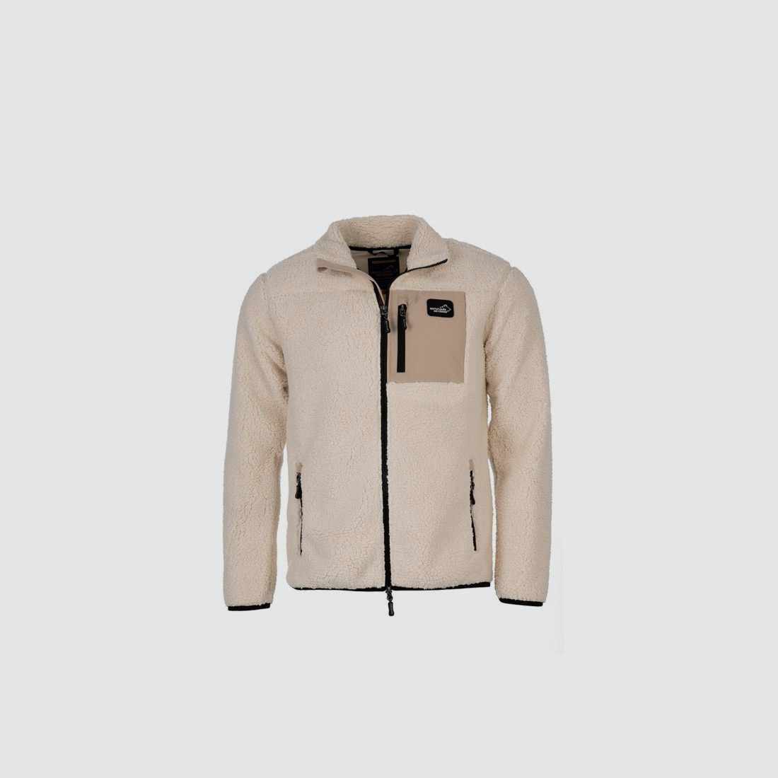 Arrak Sherpa Fleecejacket Men, Offwhite, 2XL