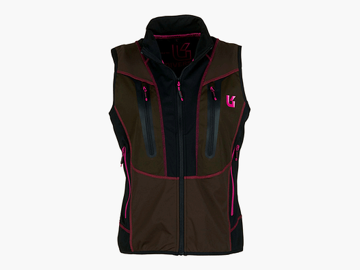 Weste – Damen – Univers – Outdoor Adamello U-TEX Grün/Fuchsia
