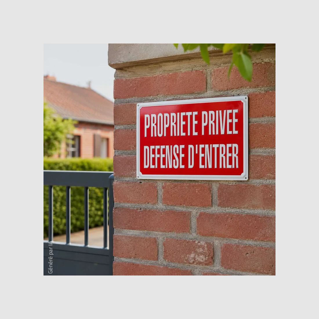 Cartello Proprietà privata Accesso vietato Alluminio 35 × 25 cm, immagine 7 di 10