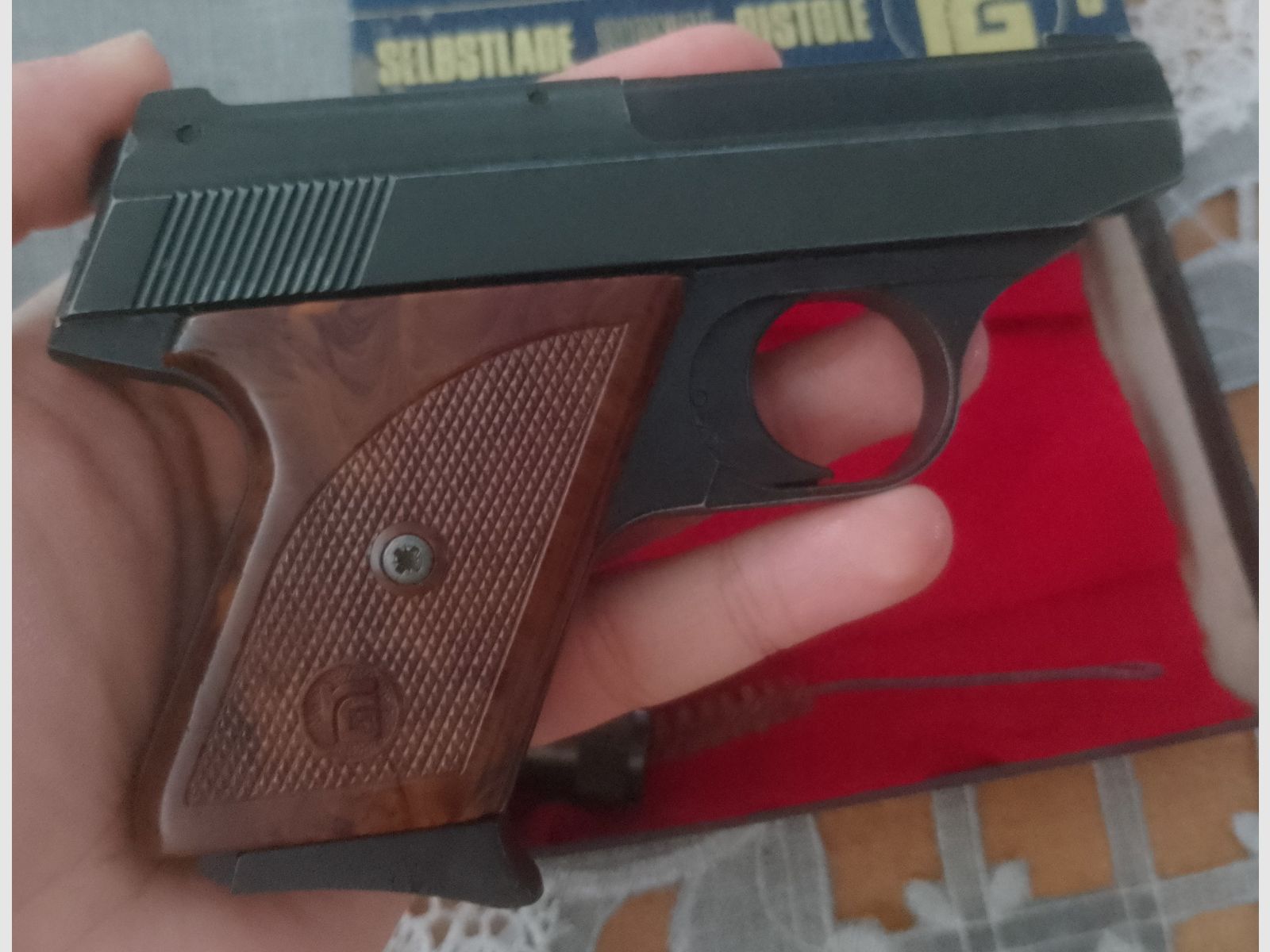 Seltene Röhm RG 8 im Kaliber 8 mm Knall/ PTB 412 mit OVP!