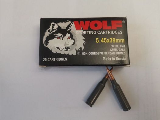 Wolf Büchsenpatronen 5,45x39