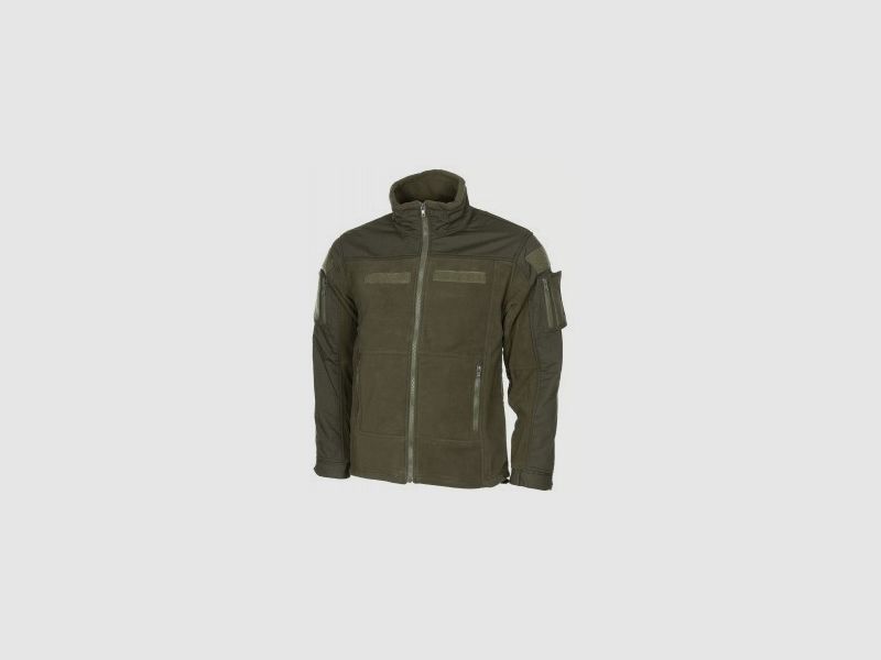 MFH FLEECE JACKET "COMBAT" - OLIVE
