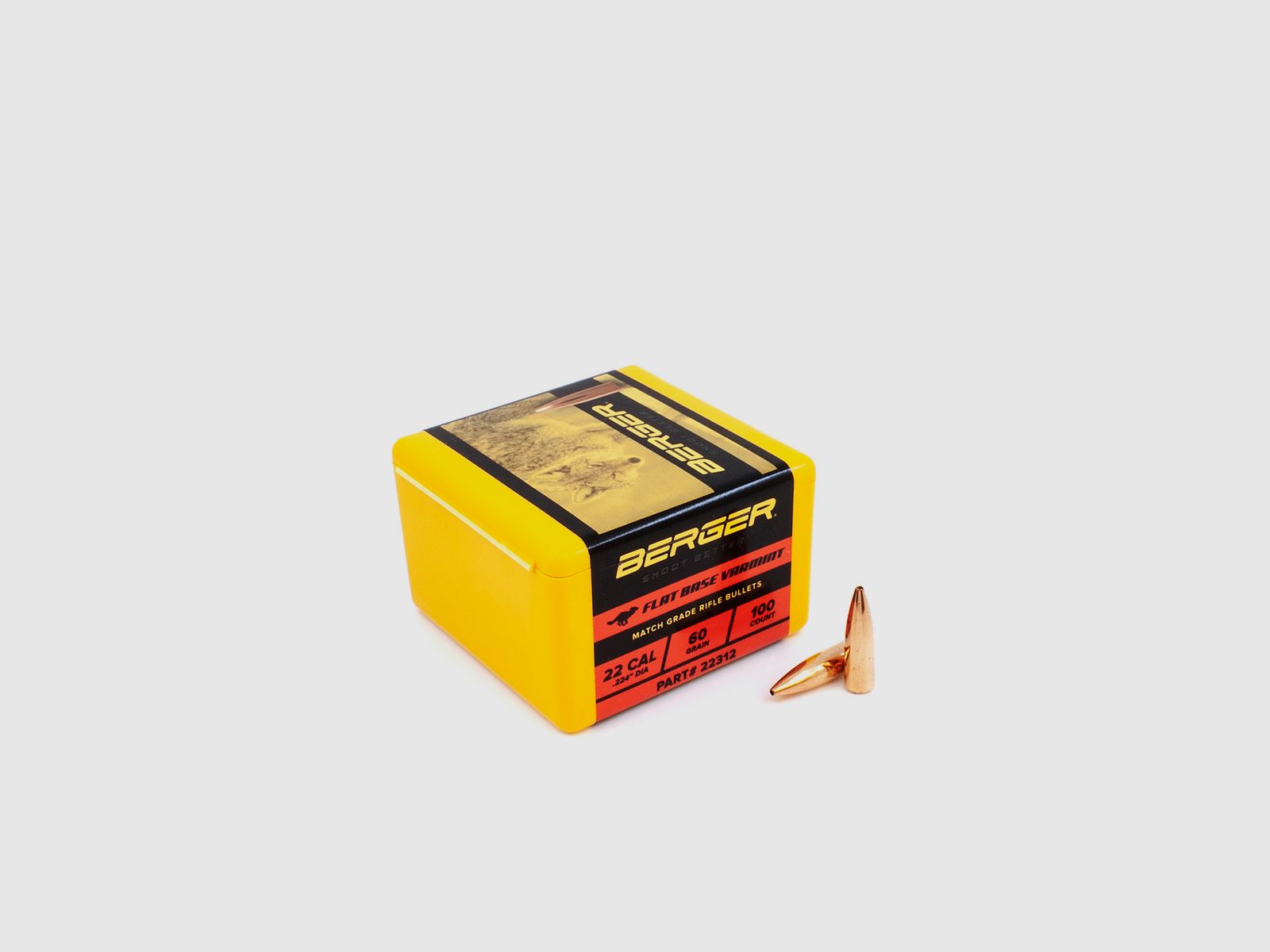 Berger Bullet .22 FB Varmint 60GR 100 Pieces