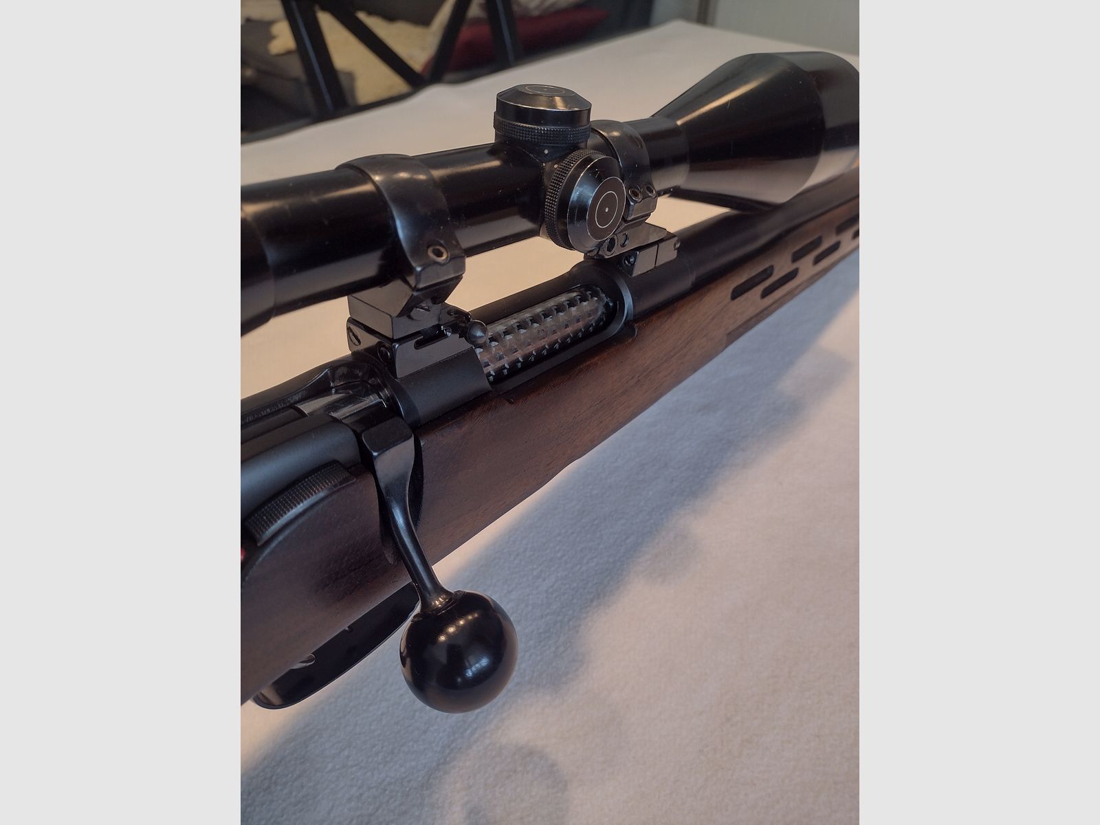Kriegskorte Kal. 223 Zieloptik Schmidt &Bender 8x