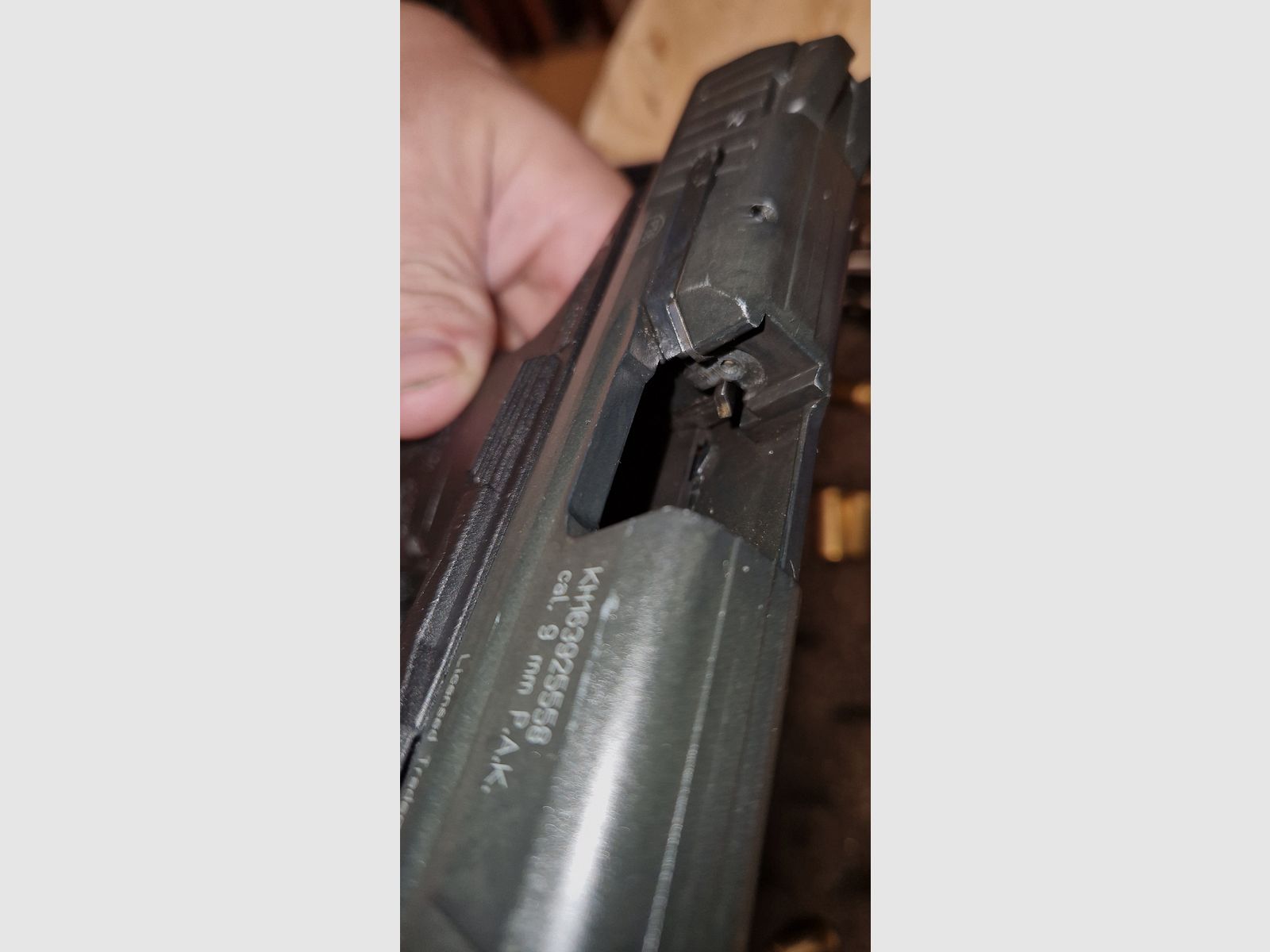 HECKLER KOCH HK P30 / NERO / con accessori / cal. 9mm P.A.K. / PTB 912 / PISTOLA A GAS DA ALLERTA SILVESTRE AUTODIFESA COLLEZIONE -----> leggi la descrizione <------