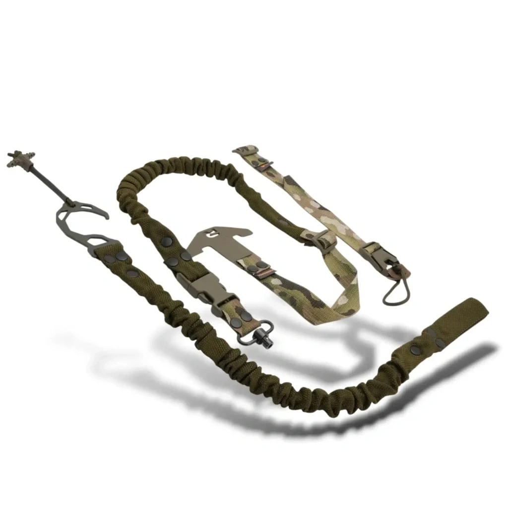 Enkelpunts draagriem met bevestigingsset voor tactisch vest RAGNAROK THOR QD Multicam & Olive, afbeelding 2 van 2