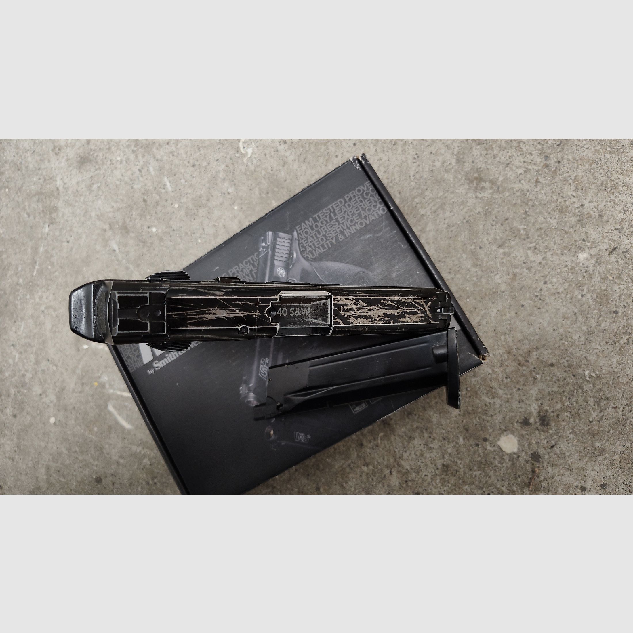 Smith&Wesson M&P 40 TS Blowback SCHWARZ, CO2 Airsoft 6mm BB