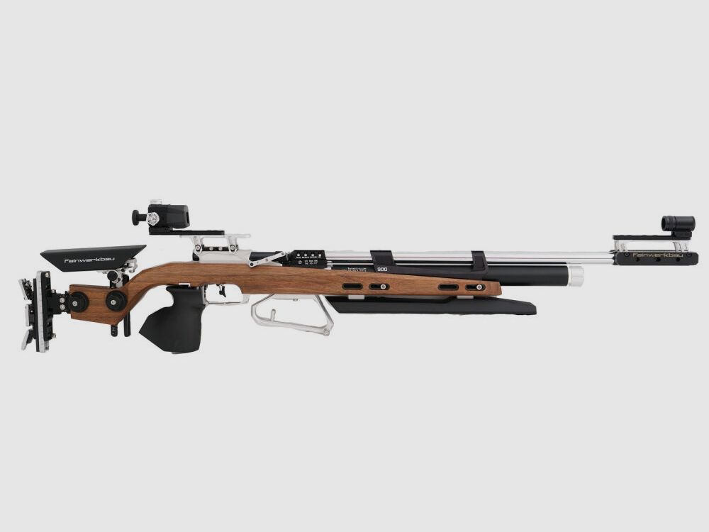 Feinwerkbau 900W support with grip rail grip size L right - walnut