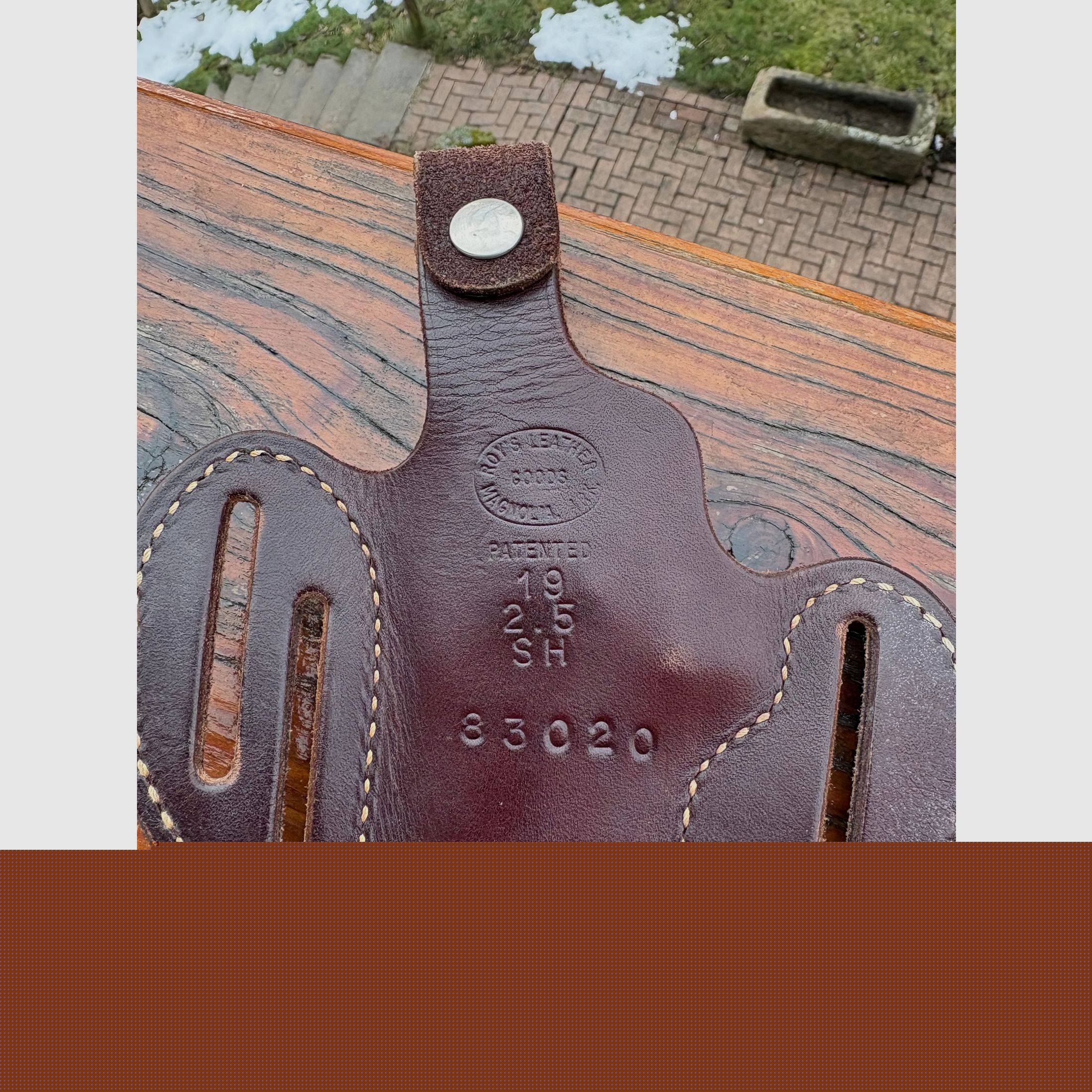 Roys Leather Holster na lufcie 2 3/4" - 4"