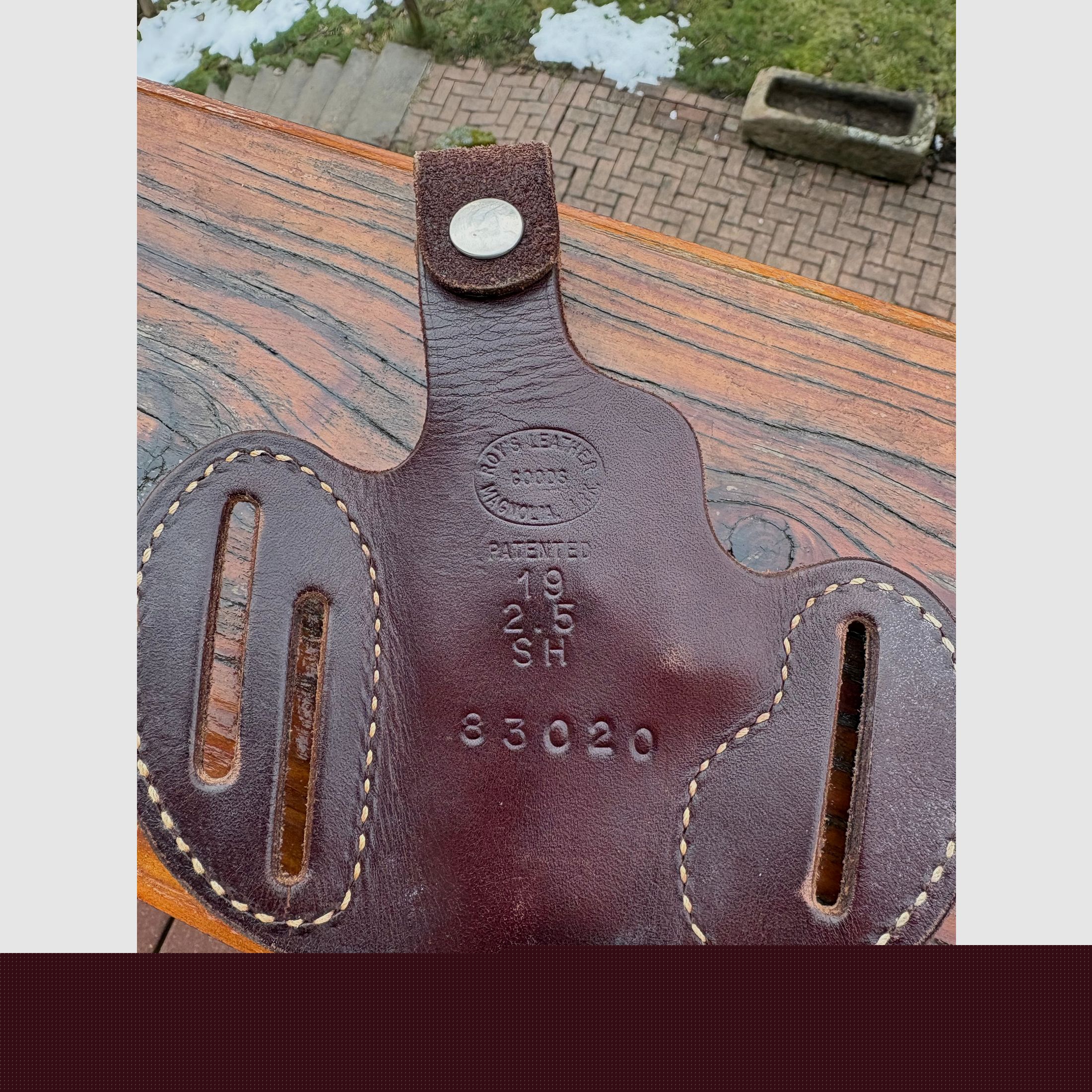 Roys Leather Holster for 2 3/4" - 4" barrel