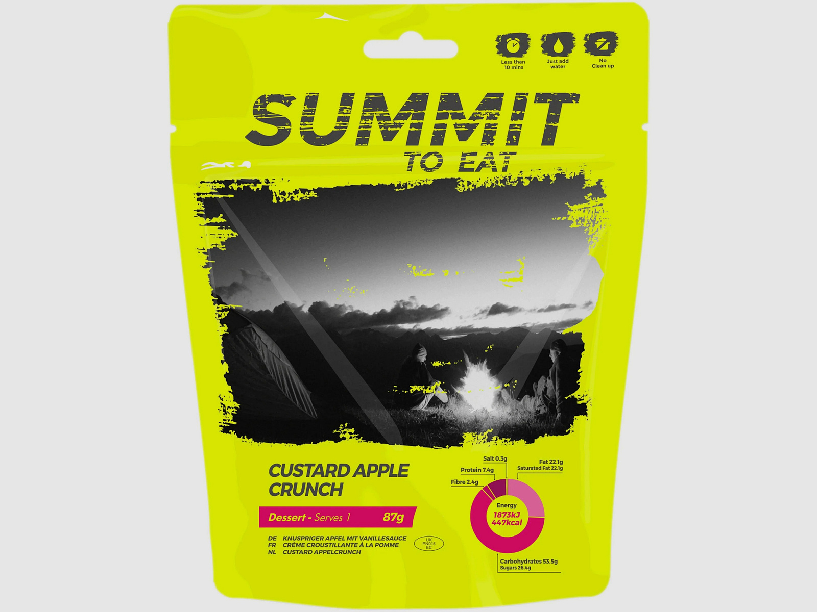 Summit To Eat Vanillepudding mit Äpfeln und Knusperstückchen