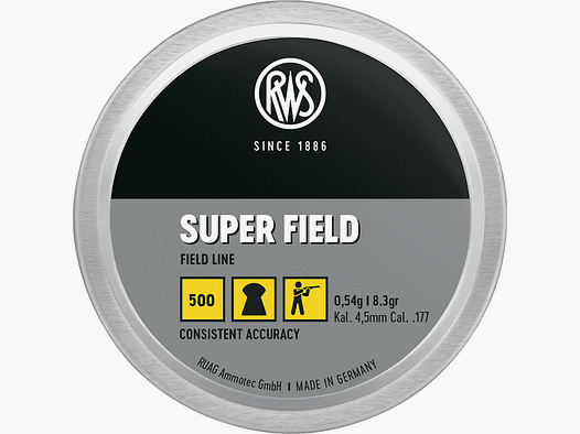 RWS S-FIELD Diabolo 4,5 mm Ø4,51 0,54 g 500er