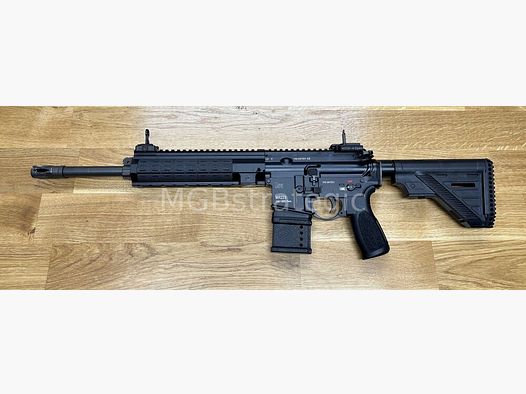 sportlich zugelassen! H&K MR223 A3 14,5" Lauf halbautom. Büchse .223Rem - Heckler & Koch - viel Zubehör in BKA Beurteilung zugelassen! zivile Version H&K 416 G95