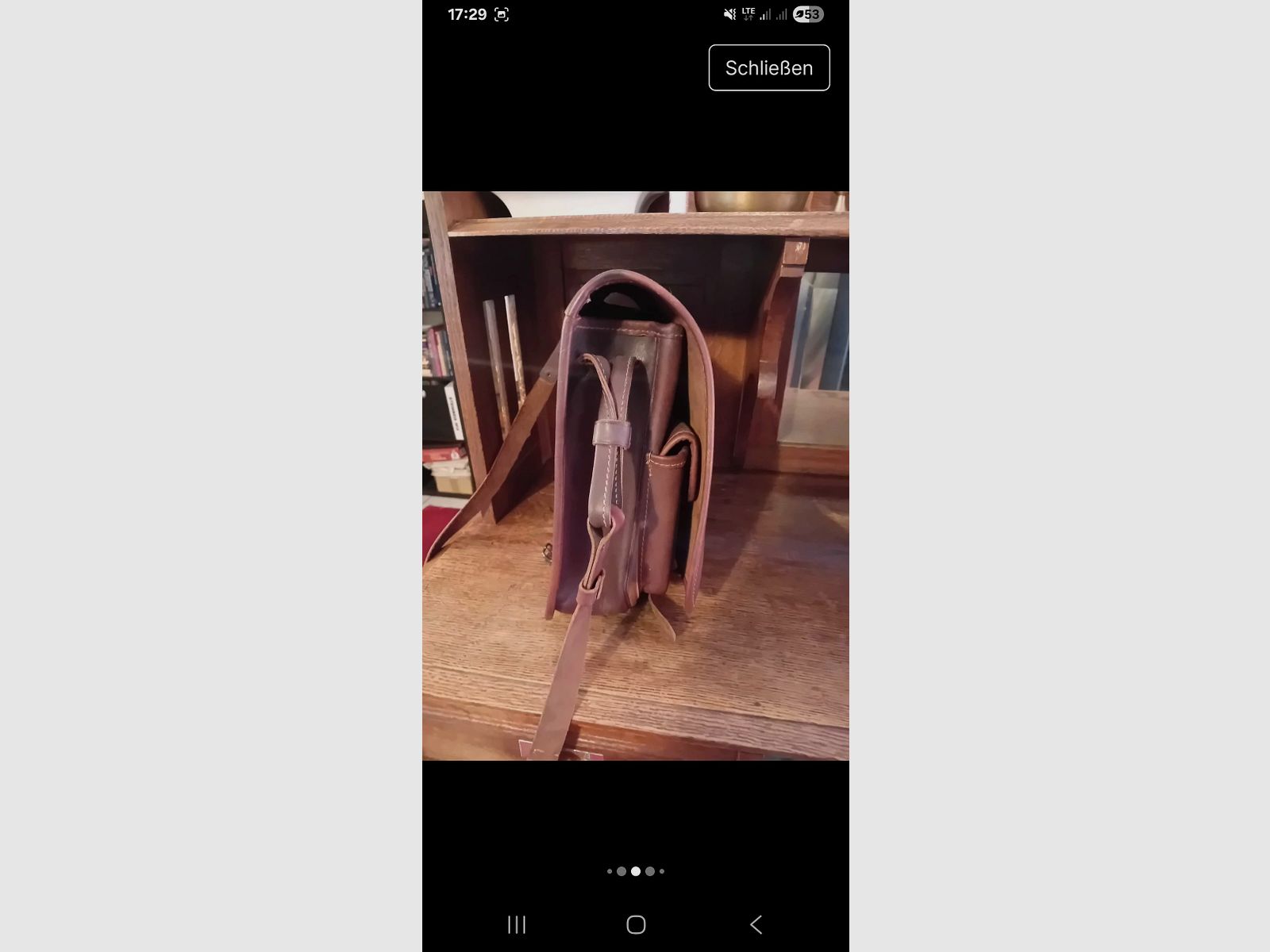 Echtleder Jagdtasche Unikat