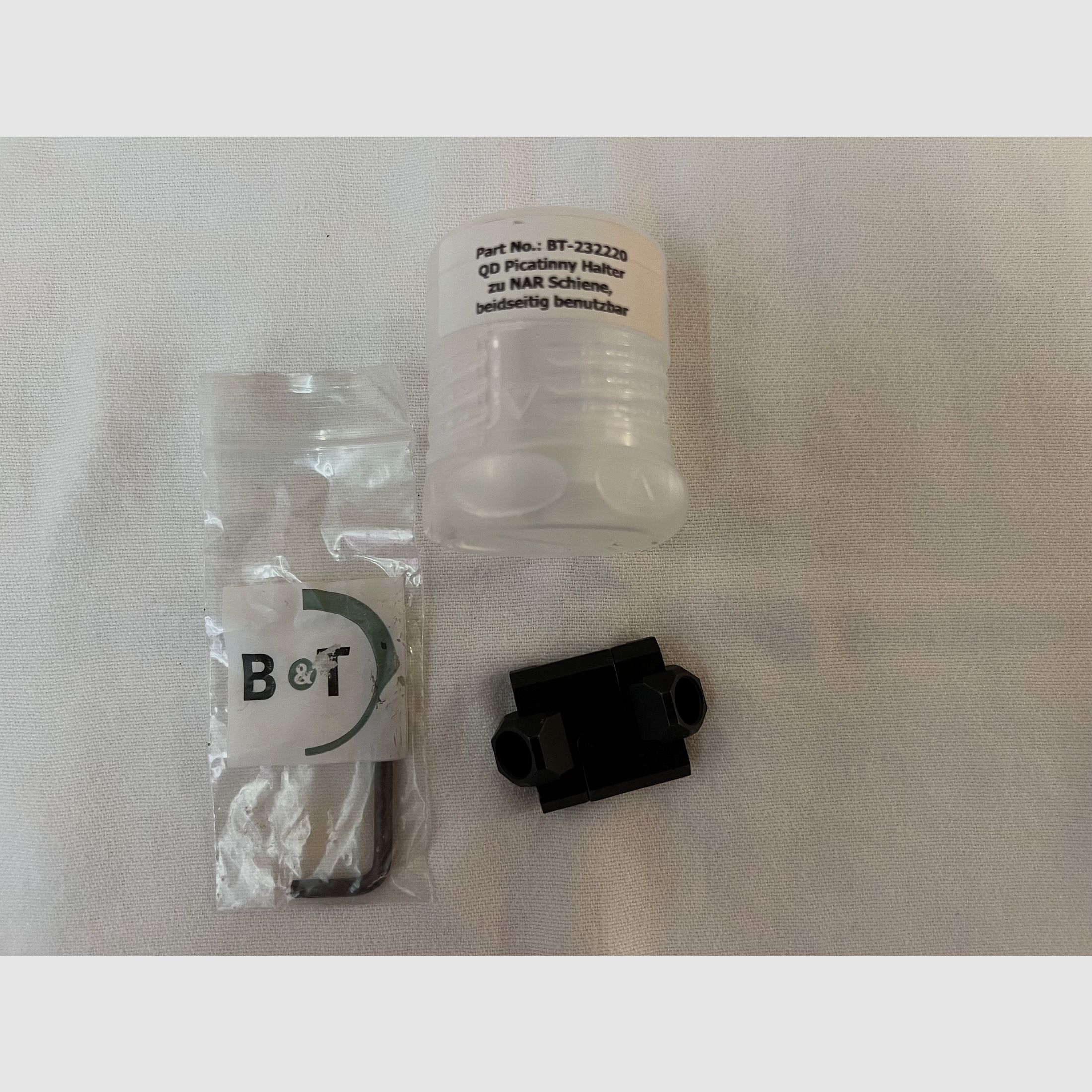 Brügger und Thomet B&T Riemenbügelhalter QD beidseitig Neu NP 70€