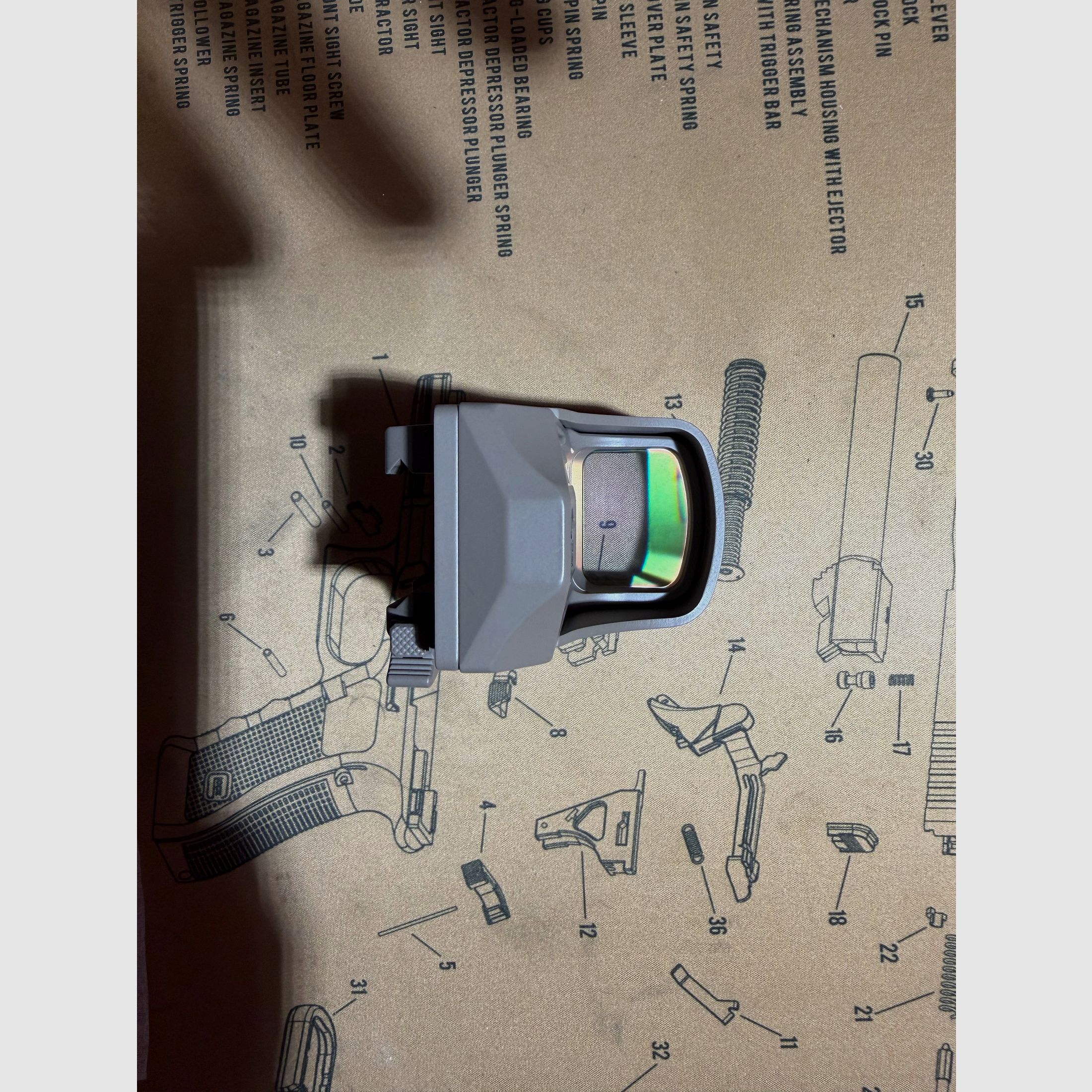  Holosun HS 510 C-GR-FDE  visor réflex