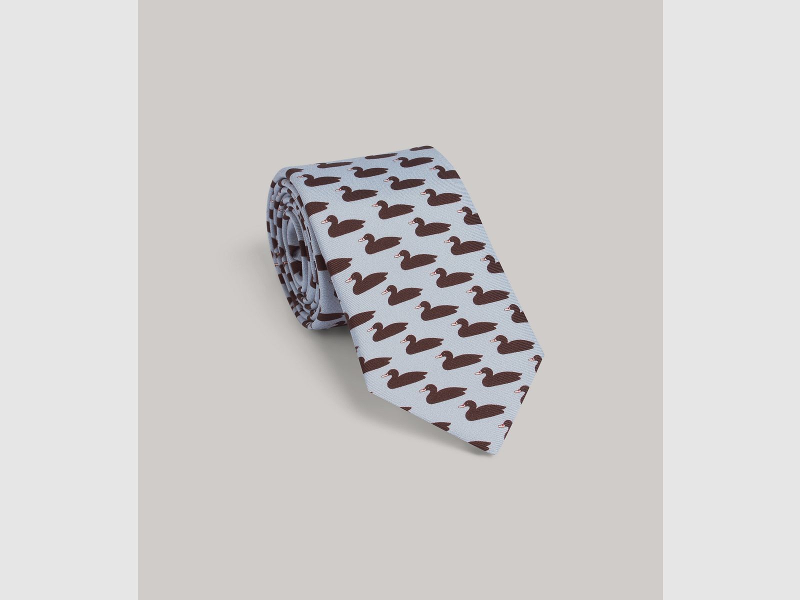 PURDEY DECOY DUCK TIE, SKY BLUE, billede 1 af 2