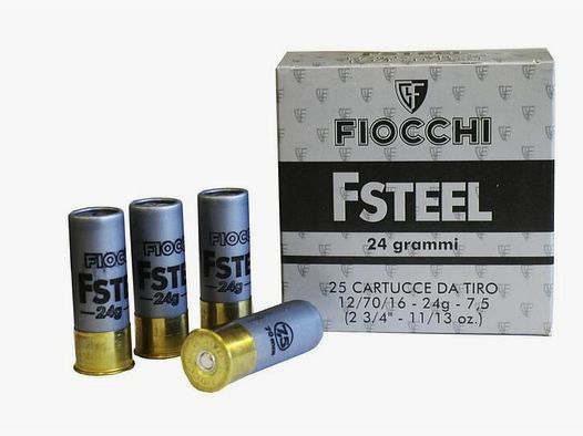 Fiocchi F Steel Pallini 1000 colpi Trap Acciaio Sport Allenamento