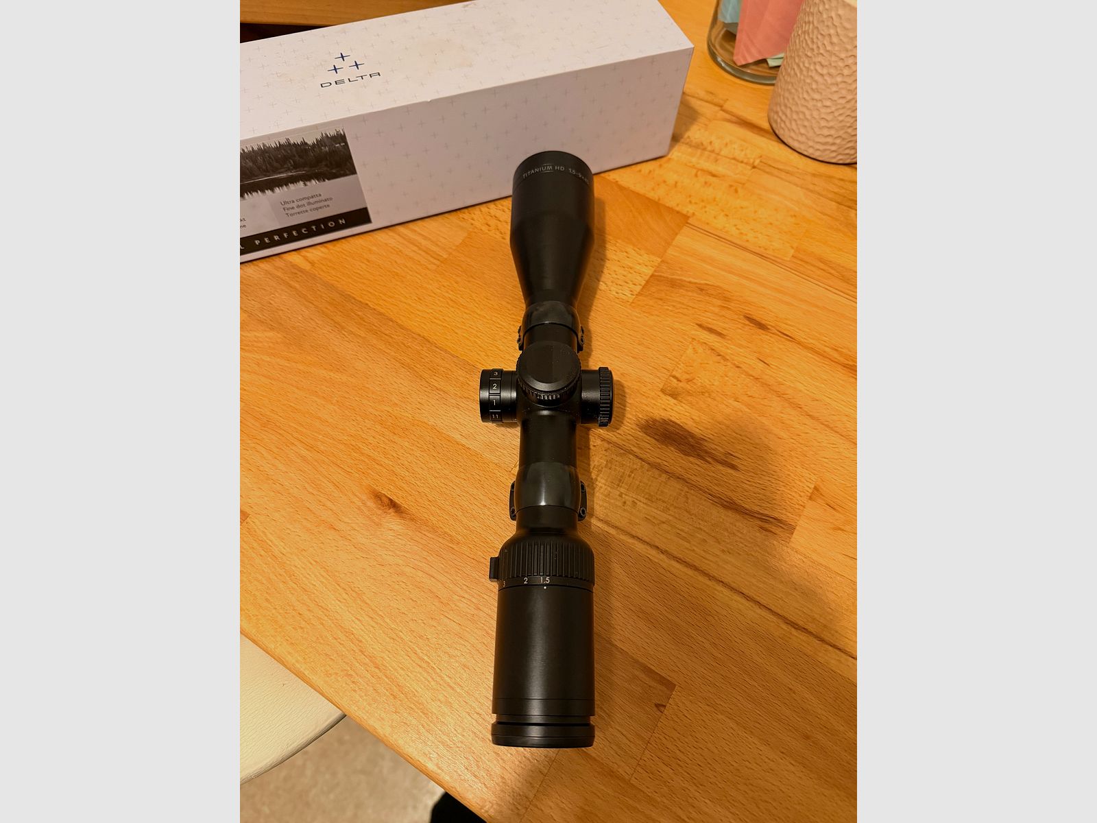 Delta Optical 1,5-9x45 punto de luz 30mm tubo medio caza de empuje no Z6i HT V8 z8i