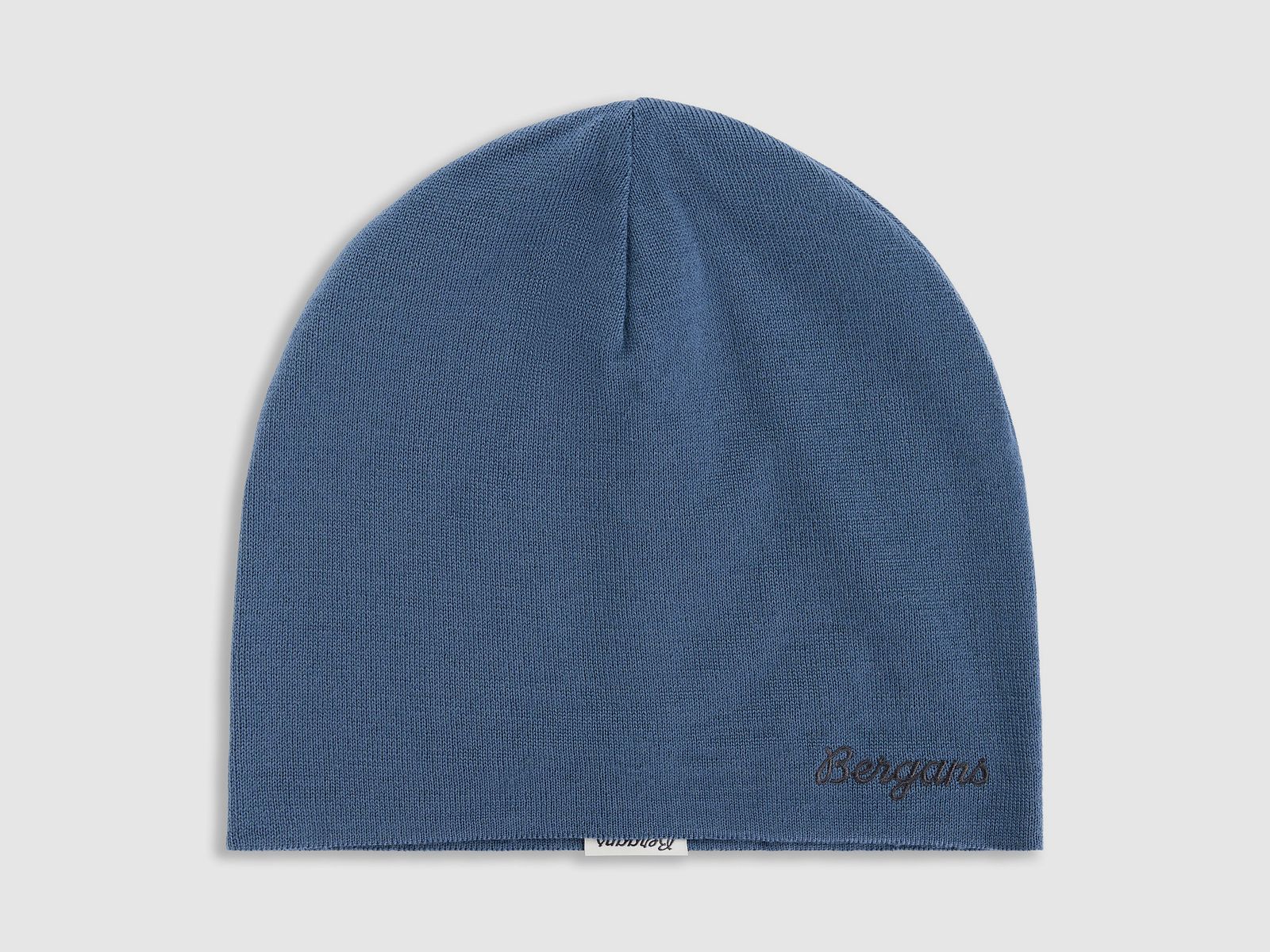 Bergans Allround Thin Merino Beanie Granite Blue One Size