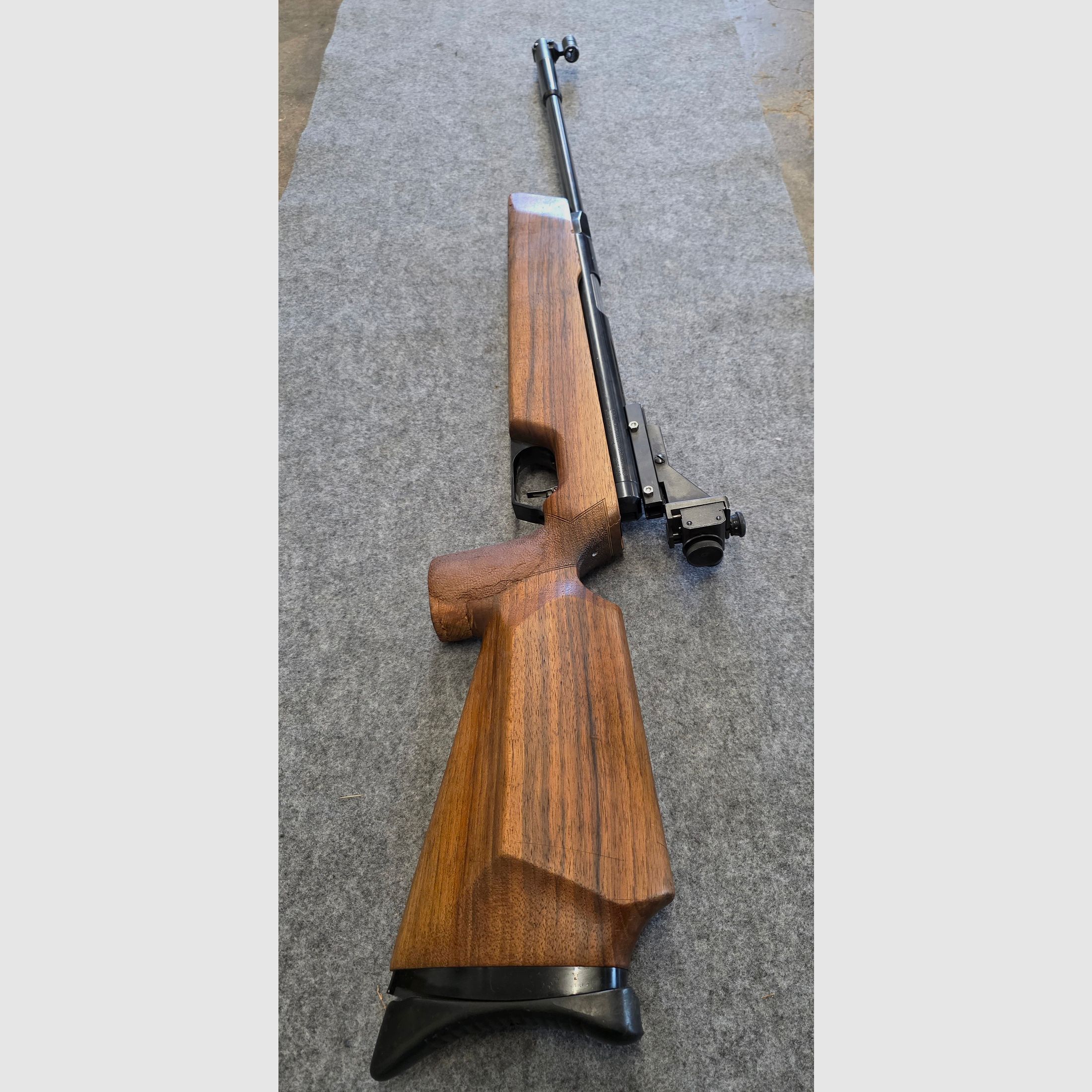Seitenspanner Feinwerkbau FWB Mod. 300s Luftgewehr Match Gewehr mit Diopter Visier Erhöhung