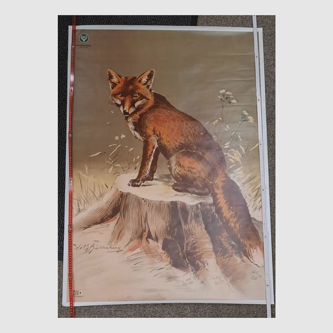 Schießscheibe Jagdscheibe Wildscheibe