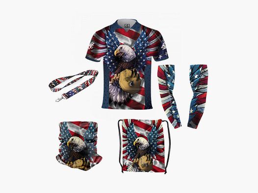 DED Sportswear Set DVC America Temat, rozmiar: XXS, Nazwa Własna: Z Nazwą Własną